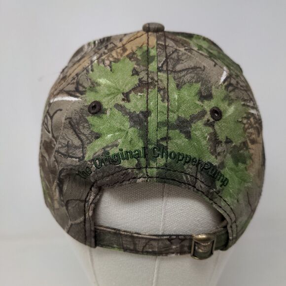 Vaughan Men's Slideback Hat Brown Camo Size OSFA Embroidered Logo Chopper Pumps - Picture 6 of 9